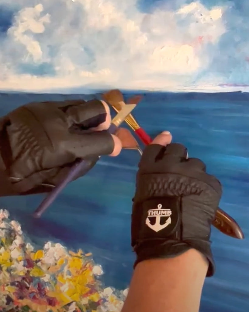 Women's Thumb Anchor Fingerless Glove - Thumb Anchor