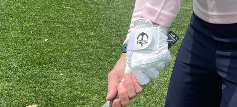 White Standard Arthritis Glove Golfer